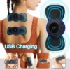 Rechargeable Ems Butterfly Massager EMS Electronic Pulse Massager for Muscle Stiffness Soreness and Stress Mini butterfly Massage Pad