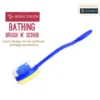 Long Handle Bathing Brush and Scrub - Bath Brush with Sponge - Effective Cleaning